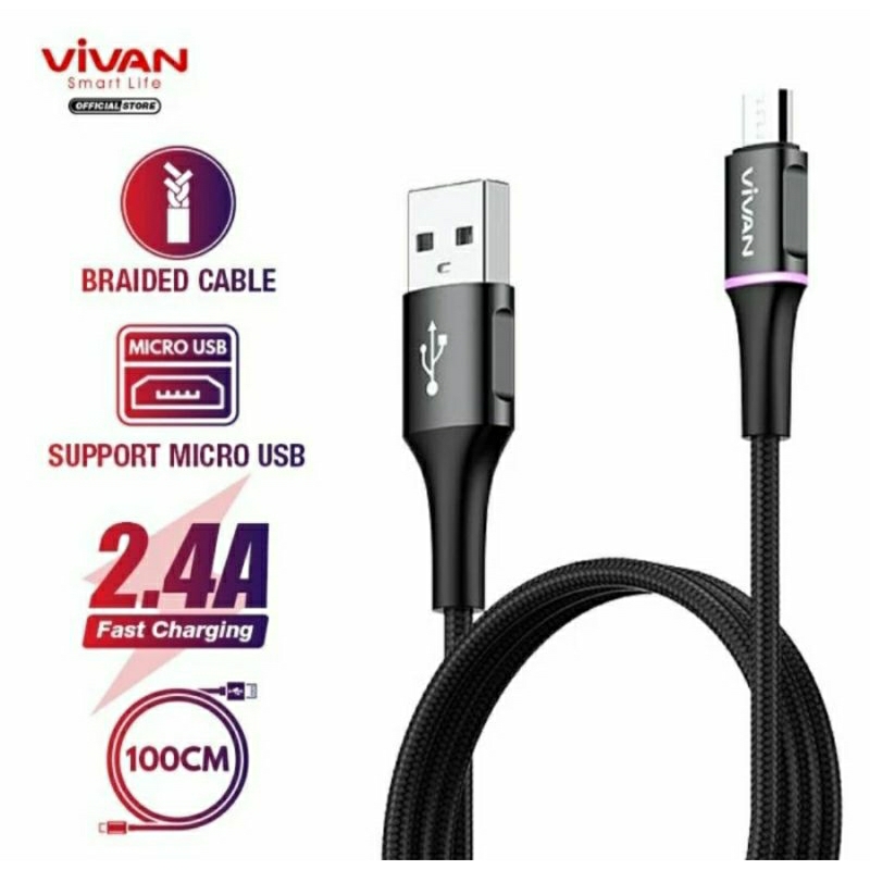 VIVAN VDM100 DATA CABLE BLACK