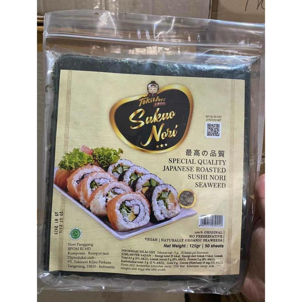 

PRODUK CYDGM SAKAO SUSHI NORI SPESIAL EDITION 5 SHEET HIJAU TERANG PC