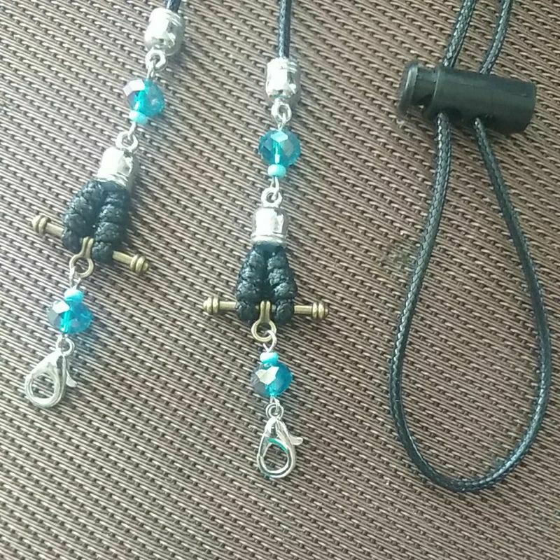 [RealHunk / Amor-09] Konektor Masker 2in1 Hijab Strap Mask Pengait Kalung Aksesoris Fashion Wanita L