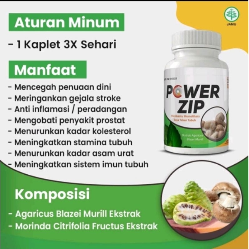 POWER ZIP Isi 30 kaplet Original