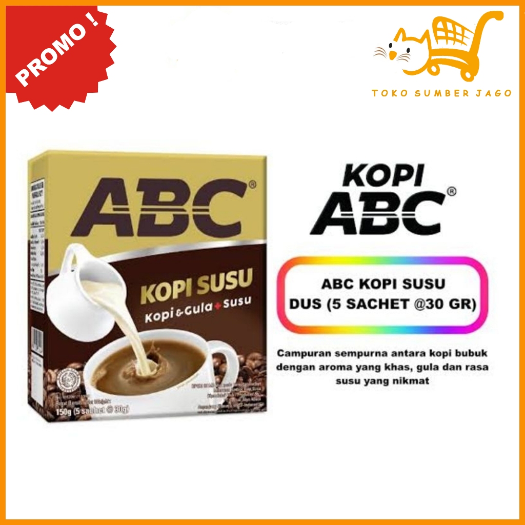 

ABC Kopi Susu Box Isi 5x30gr