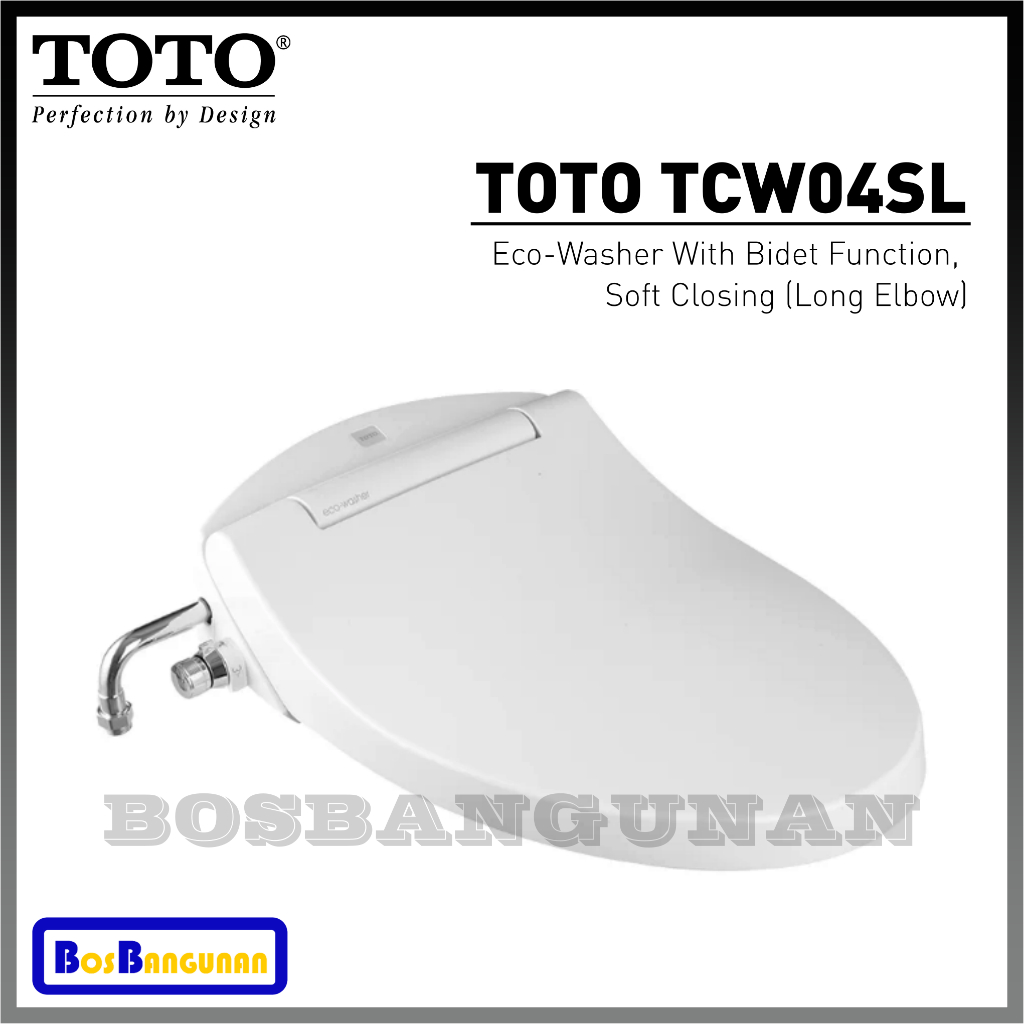 Tutup Closet Eco Washer TOTO TCW 04 SL / Tutup Kloset TOTO TCW04SL Eco Washer