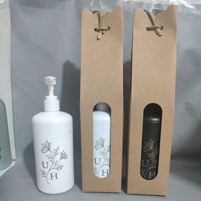 Box Dus Kemasan Coklat Packing Souvenir Botol Tumbler Termos 500ml