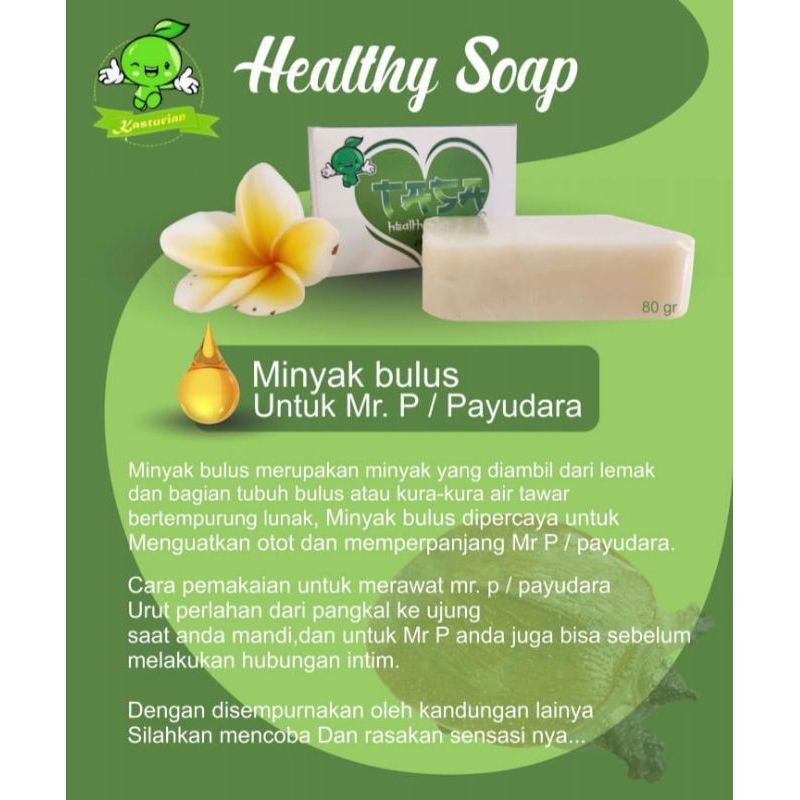 

Healty soap Ori tassa