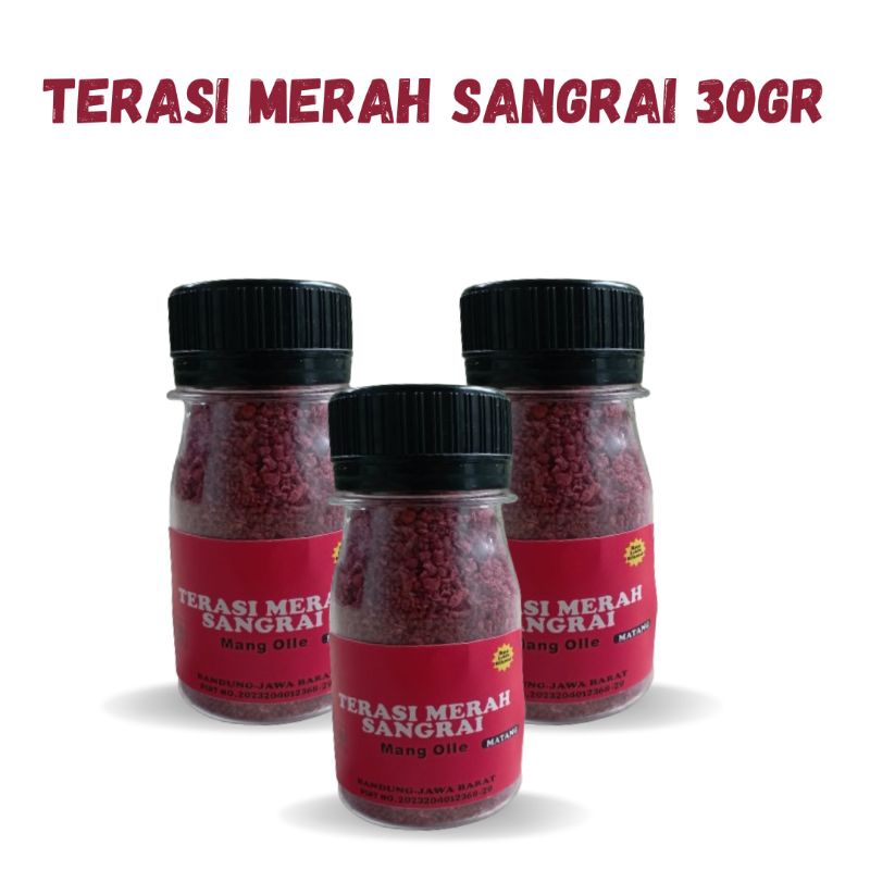 

Terasi Merah Sangrai 30gram