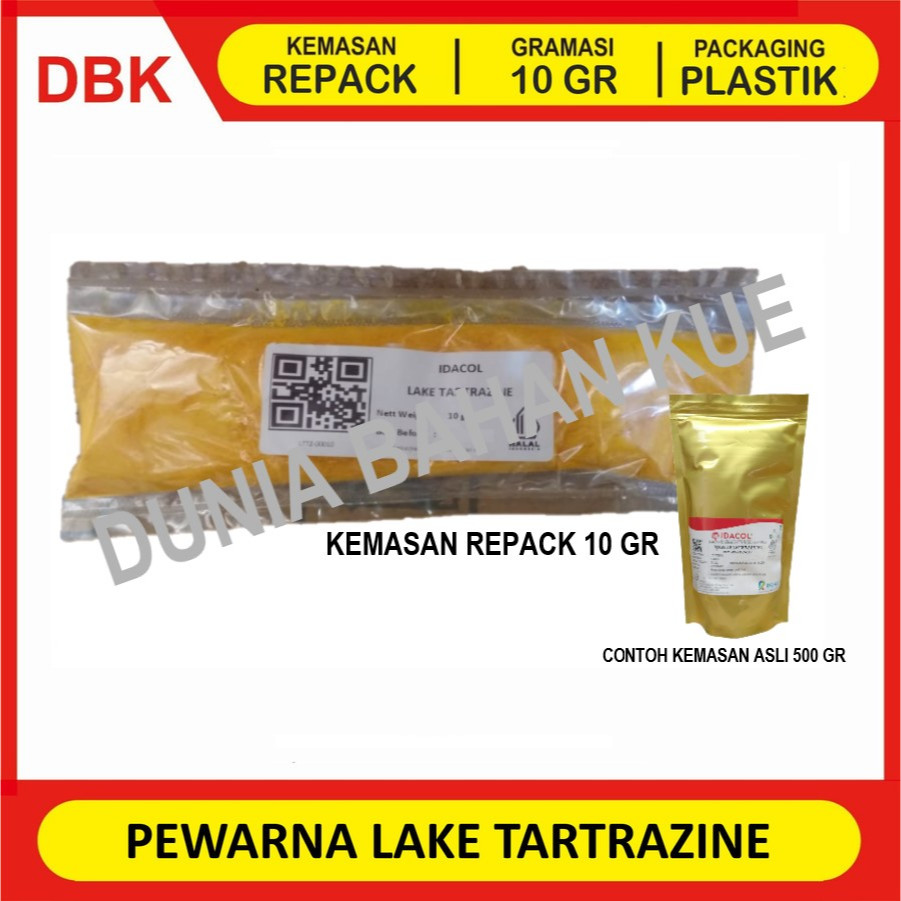 

PEWARNA MAKANAN LARUT MINYAK / OIL SOLUBLE TARTRAZINE / KUNING|| 10 GR