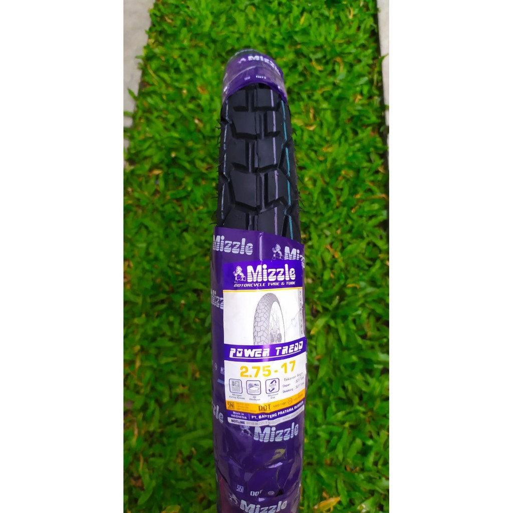 MIZZLE POWER TREAD 275-17 BAN LUAR MOTOR BEBEK MIZZLE RING 17 BUKAN TUBLESS