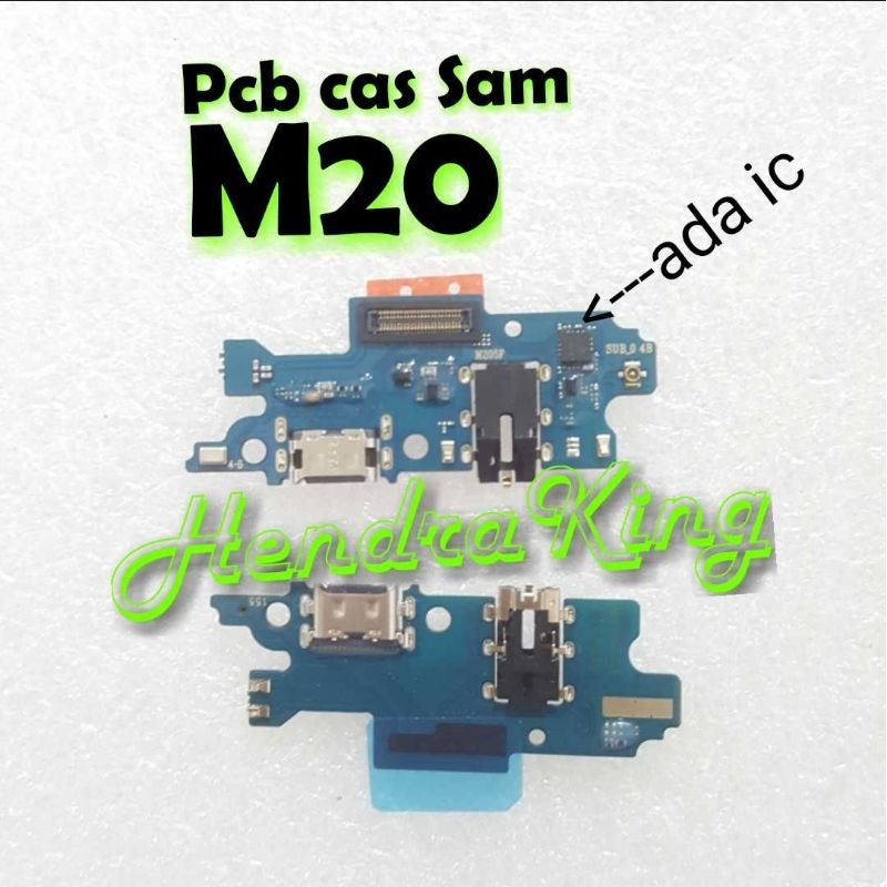 Connector charger Samsung M20 - Papan pcb Charger M20