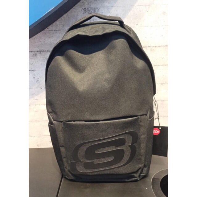 Skechers Bagpack Tas Original Black/Hitam - Tas Sekolah