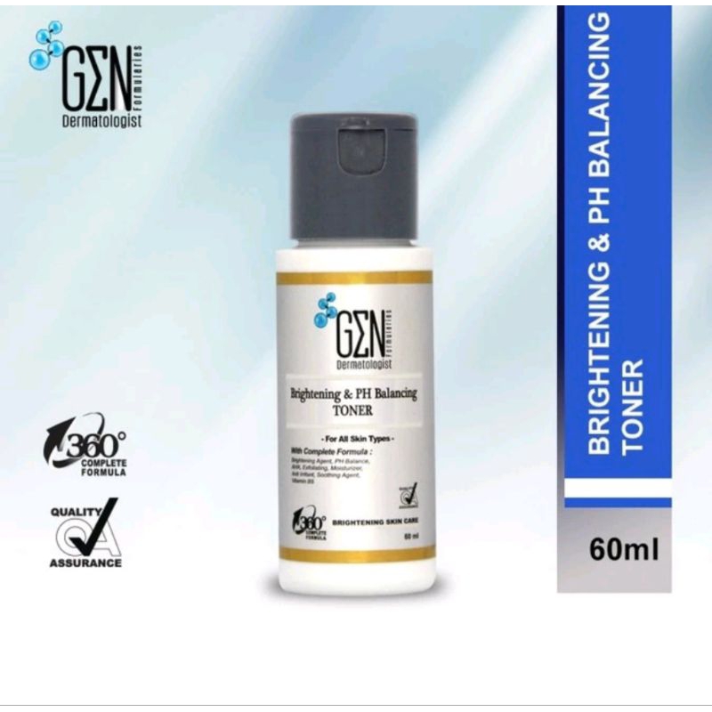 GEN Dermatologist Brightening & PH Balancing Toner
