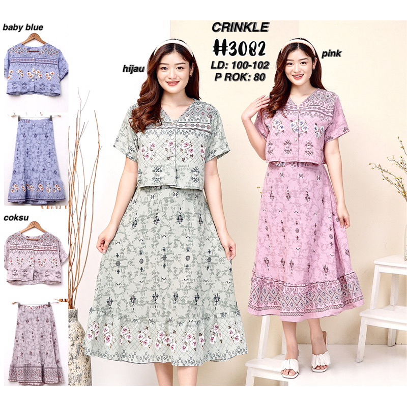 SET ROK / SETELAN CRINKLE (3082)