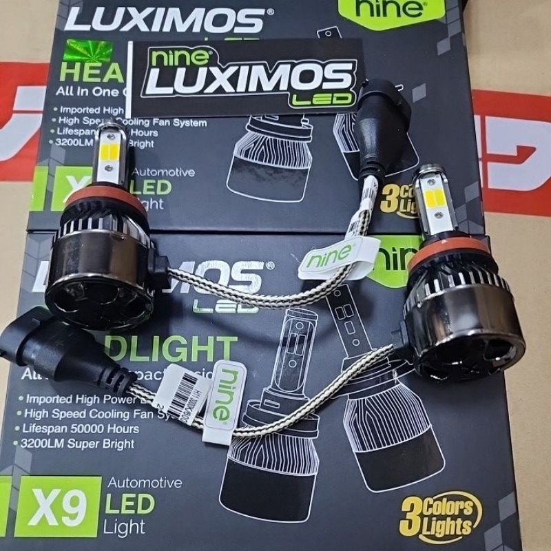 LUXIMOS X9 H11/LED luximos X9/LED H4 MOBIL/LED H4 3 WARNA