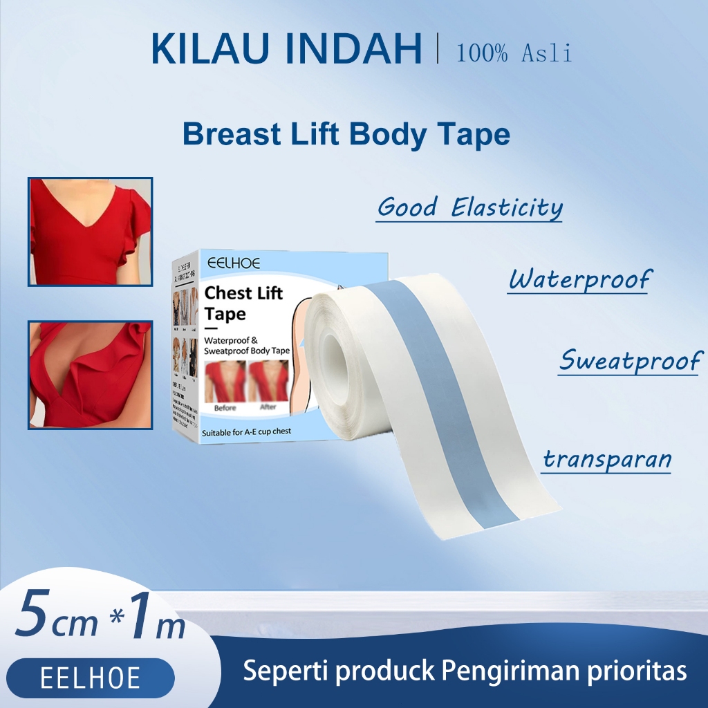 EELHOE Breast Lift Body Tape |Bra Tape Adhesive |Body Tape Breast  |Waterproof&Sweatproof Body Tape
