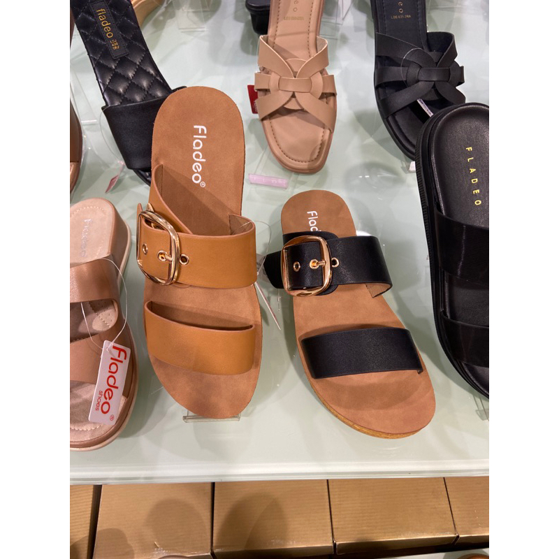 sandal wanita wedges fladeo