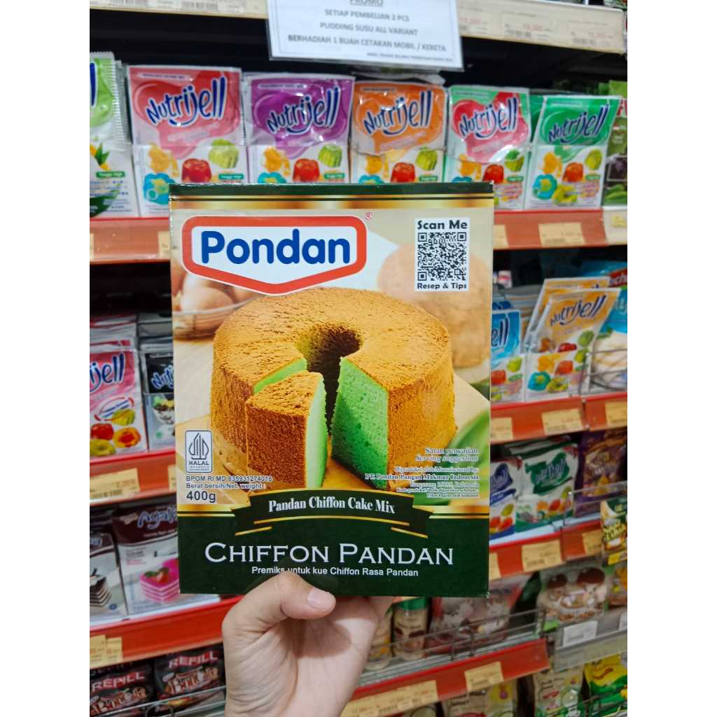 

PONDAN CHIFFON PANDAN 400GRAM