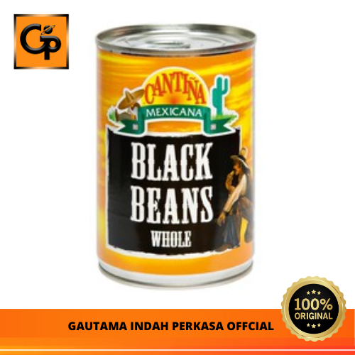 

Kacang Hitam Cantina Mexicana Black Beans Whole 400g