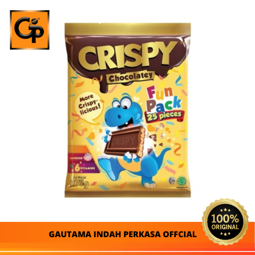 

Coklat CRISPY Funpack isi 25pcs 275g