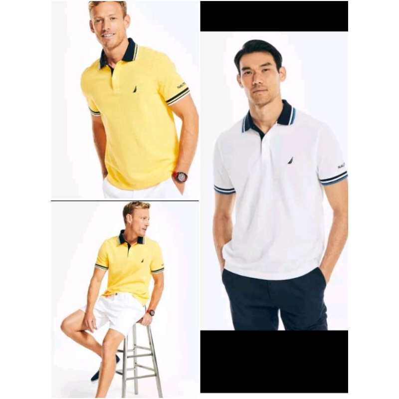 Kaos Polo Nautica - Nautica Mens Classic Fit Polo