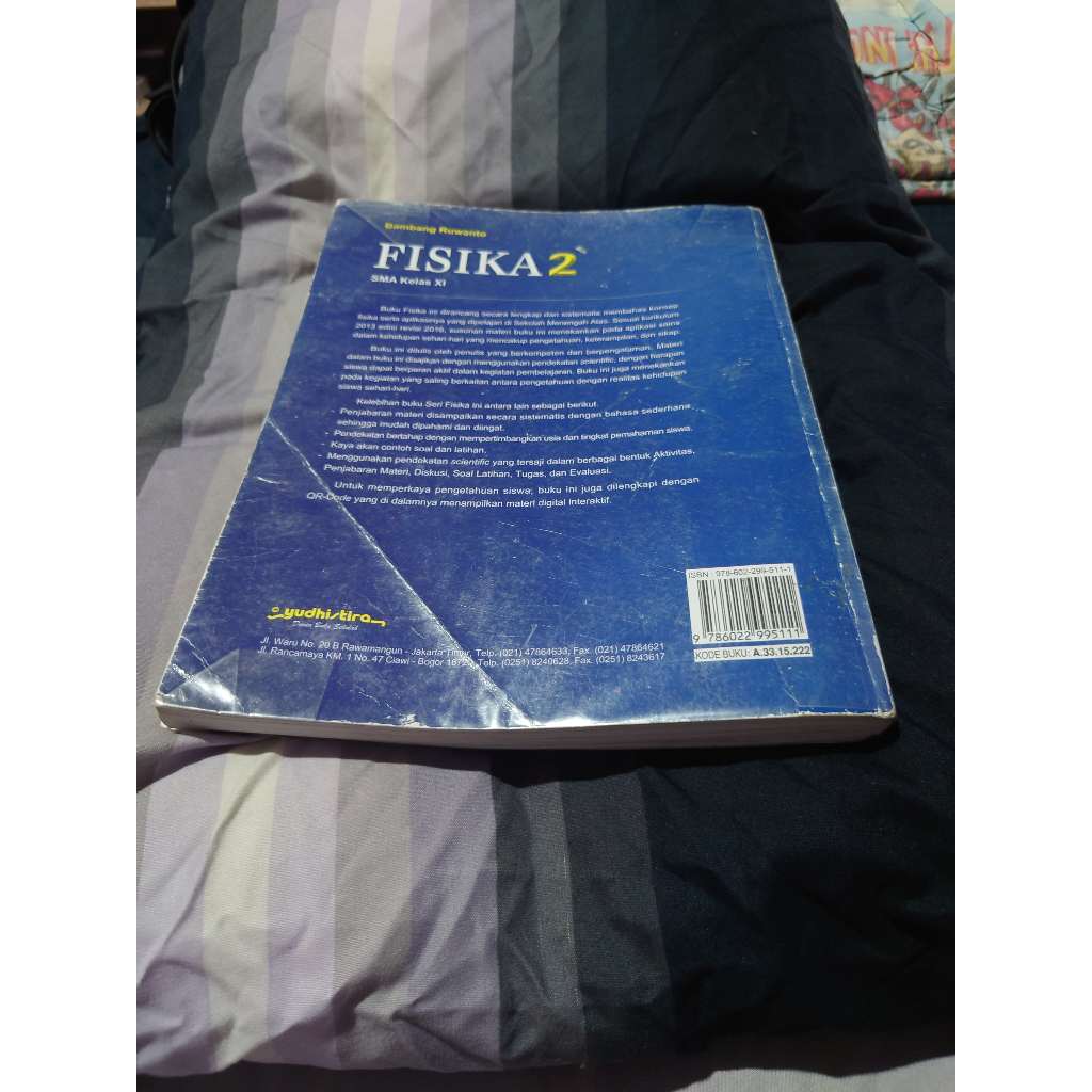 Buku Fisika Yudhistira Kls 10 Bekas