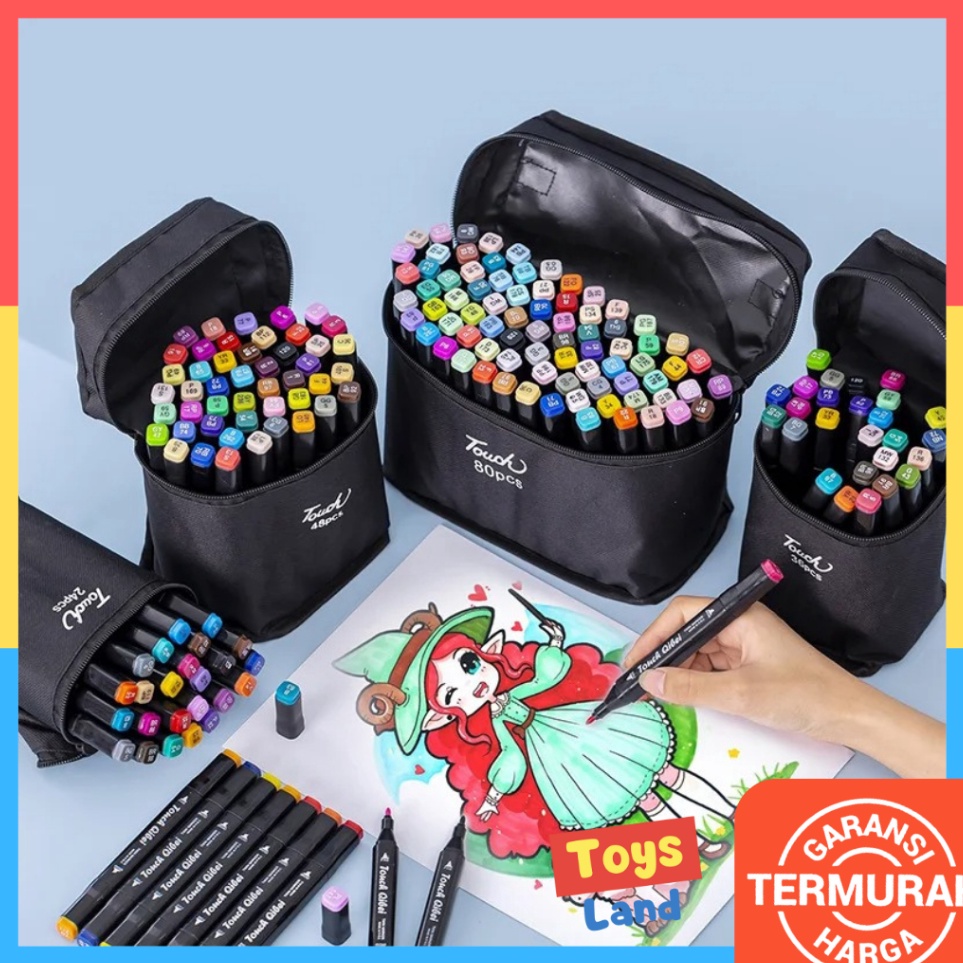 

KODE U4Q Sketsa Spidol Marker Set Spidol Dual Side Touch Marker Spidol Sketsa Spidol Graffiti Spidol Stabilo Spidol Warna Warni 1 Set