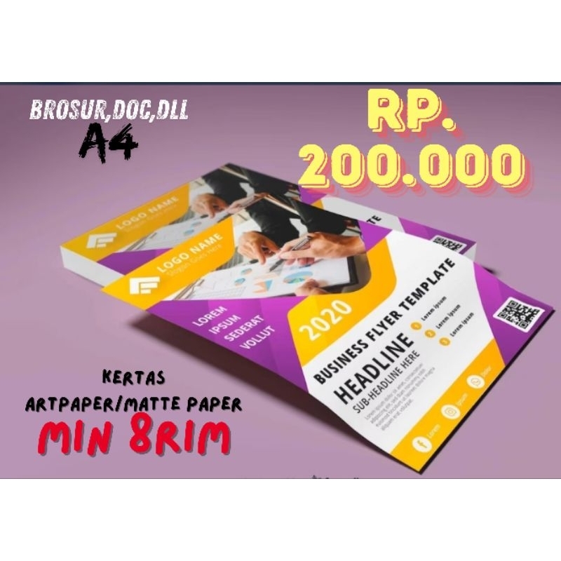 

Cetak Brosur Min 8 Rim | artpaper/mattepaper