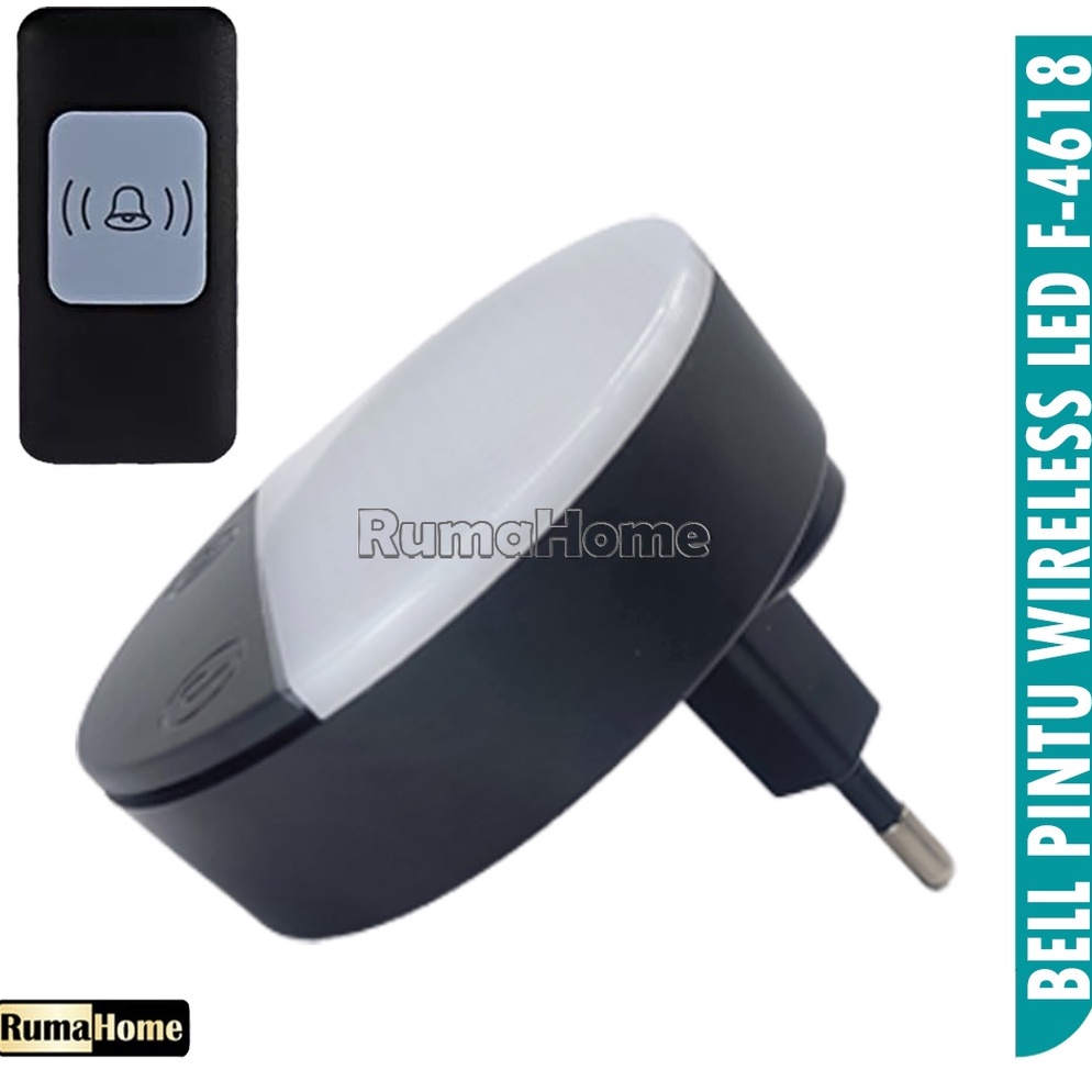 KODE P47W Bell pintu tanpa kabel GARANSI 1 tahun bisa di charge dan model colokan F4618  F4619 bel w