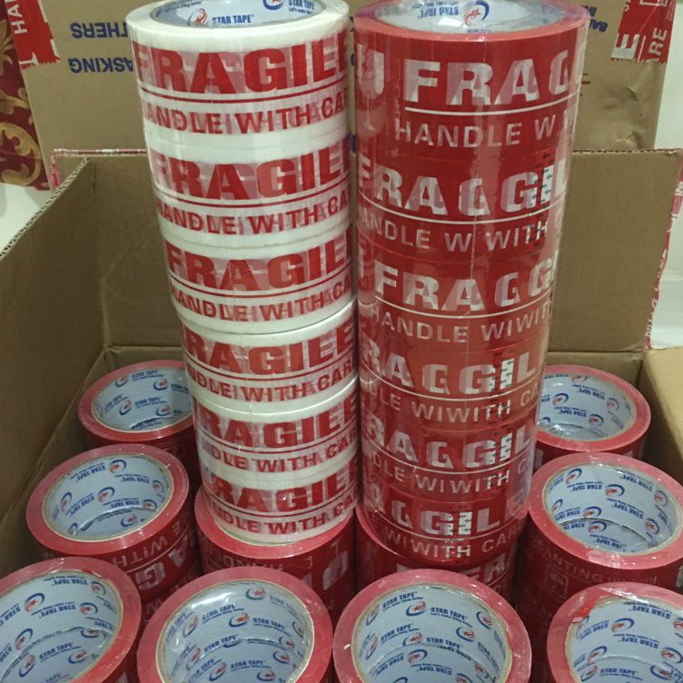 

KODE B59O LAKBAN FRAGILE MERAH 1 DUS MURAH merk STAR TAPE