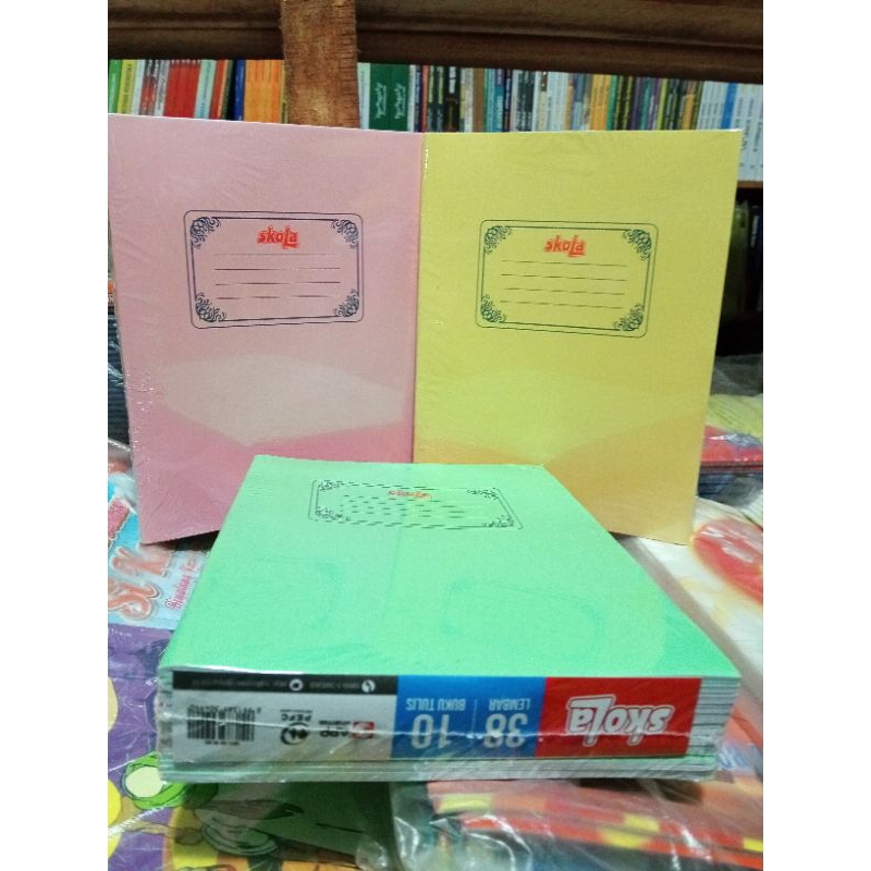 

1 pack ( isi 10 ) buku SKOLA isi 38 lembar satu produk dengan SIDU & PAPERLINE