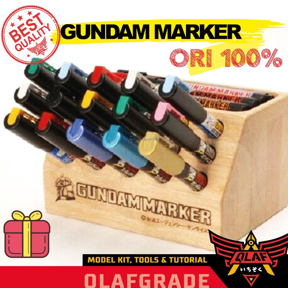 

KODE I95X GUNDAM MARKER COLOR ORI JAPAN repaint retouch mr hobby