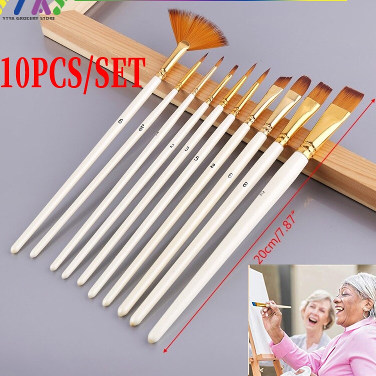 

KODE H18K Nylon Bercabang Untuk Cat Air Akrilik Dan Seni Lukis Dengan Pegangan Kayu 1pcs Kuas Lukis Terlaris