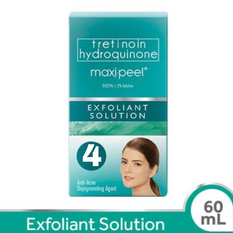 Ghaniyyah NO4 Maxipeel exfoliant Solution  Treetinoinhydrooquinoone  MAXIPIL hijau BARU KODE T8U6