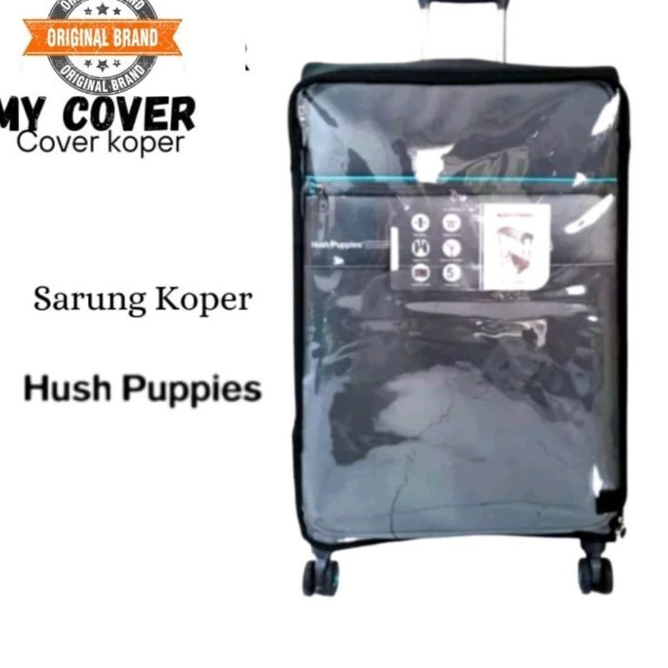 Terdepan sarung koper pelindung koper transparan HUSH PUPPIES lengkap
