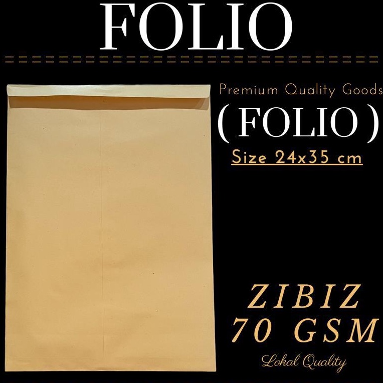 

KODE C15J Amplop Coklat FOLIO 24x35Cm