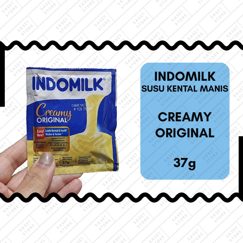 

Indomilk Susu Kental Manis Putih 37g Sachet SKM