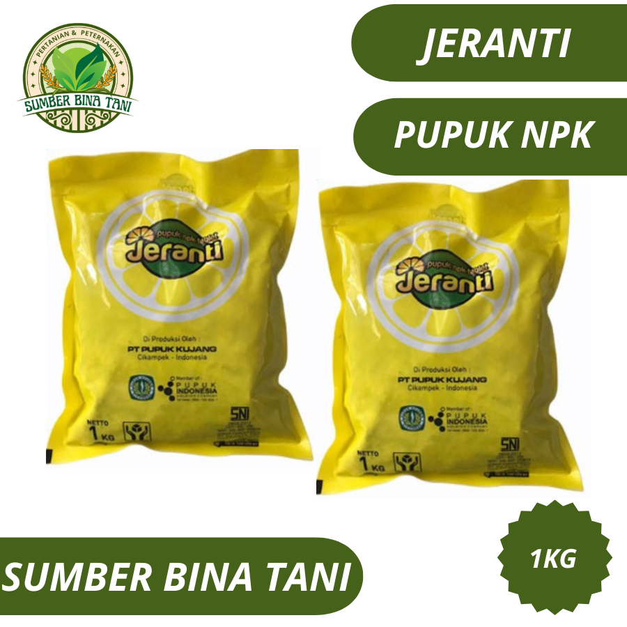 Pupuk Npk Merk Jeranti 1 Kg Npk Tablet Untuk Bunga Sayur Dan Buah