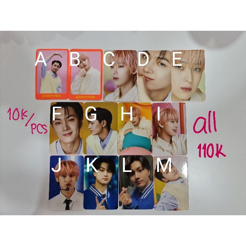 [READY STOCK INA] OFFICIAL PC Photocard ENHYPEN DICON 102 - Jay & Sunoo