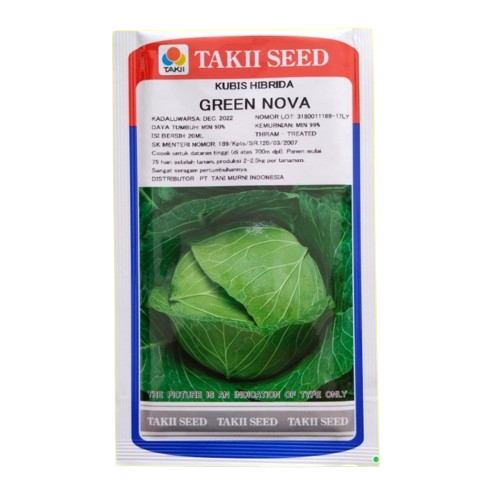 Benih Kubis/Kol Green Nova 10gr