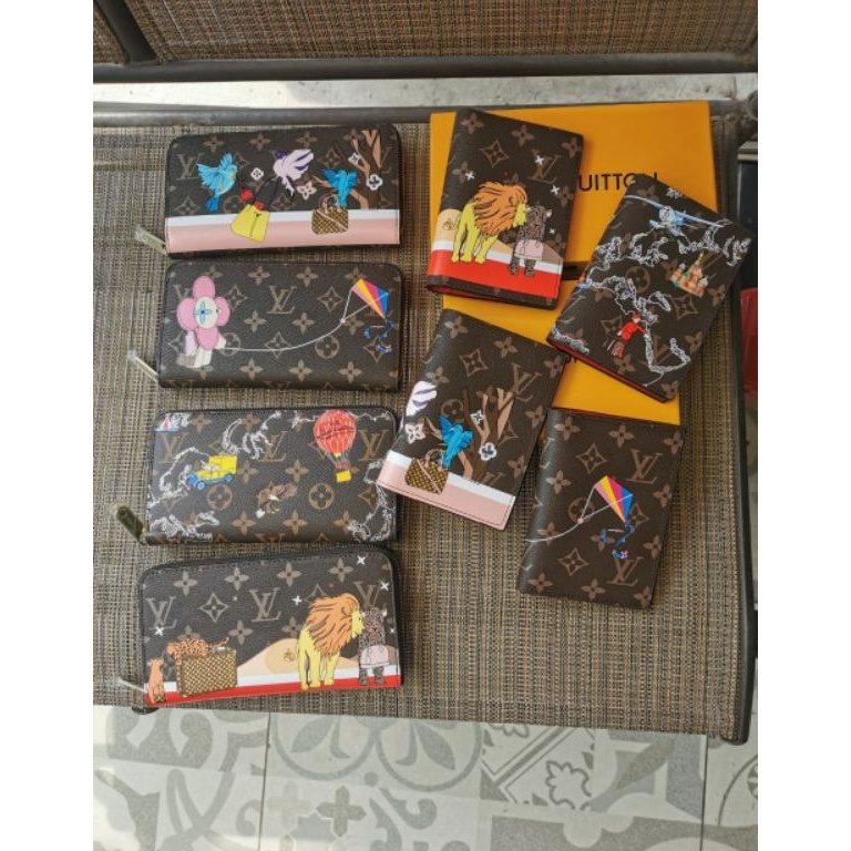Keluaran Terbaru SAMPUL PASPOR COVER PASSPORT SUMMER PARIS GIRRAFE DOMPET PANJANG RESLETING WALLET Z