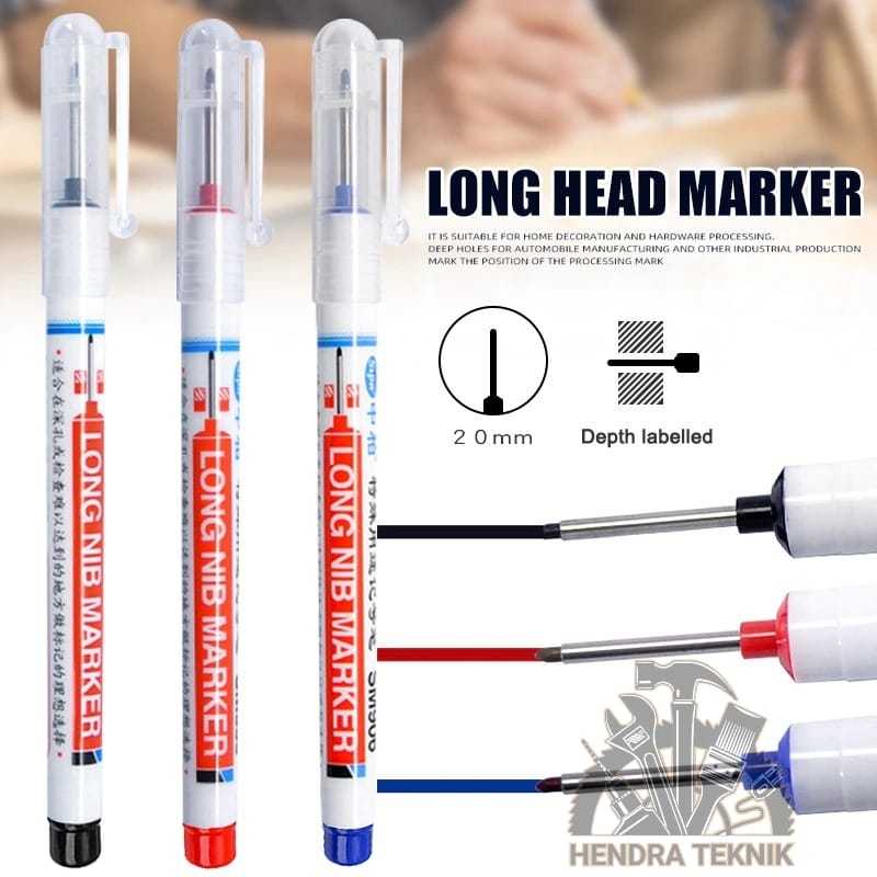 

SPIDOL LONG NIB TIP MARKER SEPIDOL TUKANG ALAT TULIS PENANDA PULPEN KEPALA PANJANG