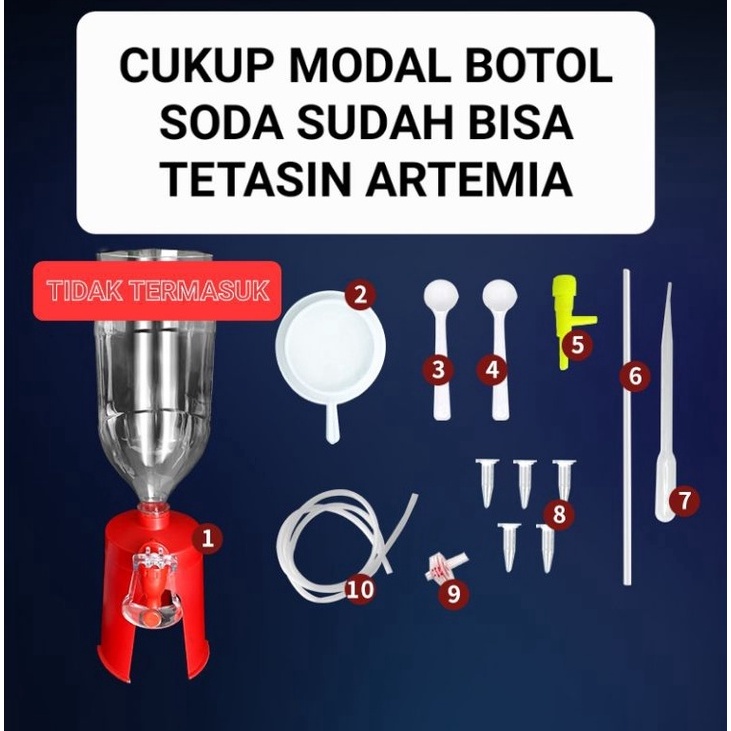 Paling Diminati ALAT TETAS ARTEMIA  PAKET KULTUR ARTEMIA