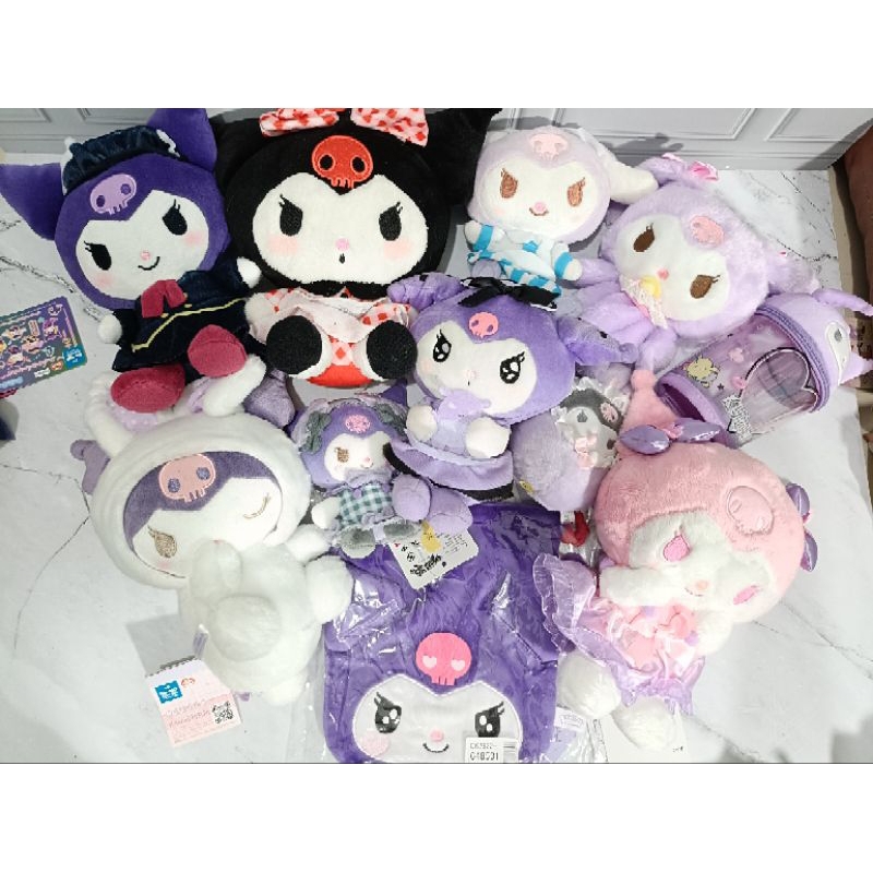 KUROMI PLUSH DOLL SANRIO ORIGINAL - BONEKA KUROMI