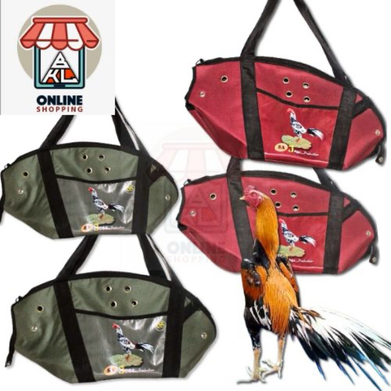 Tas Kiso Ayam Aduan/ Tas Ayam Aduan/ Tempat Untuk Membawa Ayam Aduan Bahan Tebal Lapis Sepon Hati