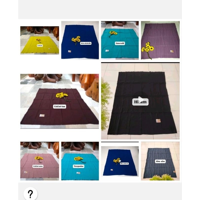 Sarung Aqil goyor polos dan Aroja goyor polos