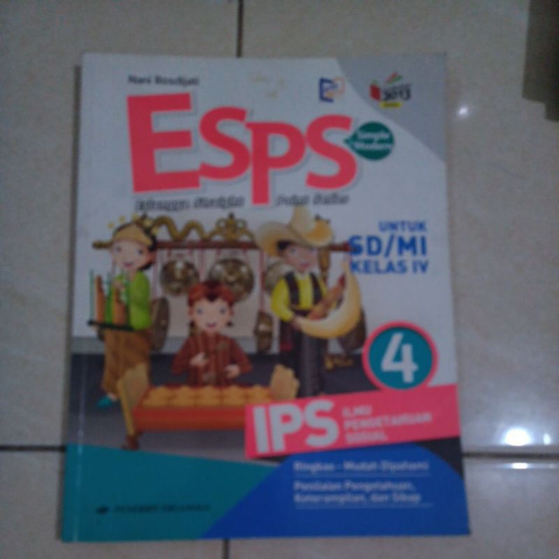 Buku ESPS erlangga sd kelas 4 IPS, ppkn
