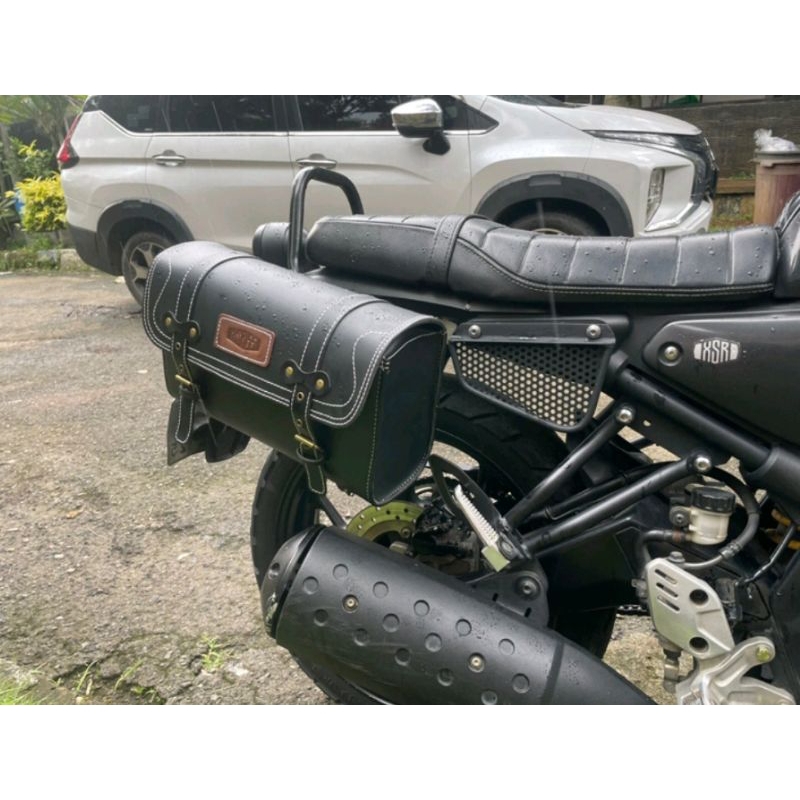 Tas side bag saddle bag yamaha xsr. Tas buat yamaha xsr 155. Aksesoris yamaha Xsr