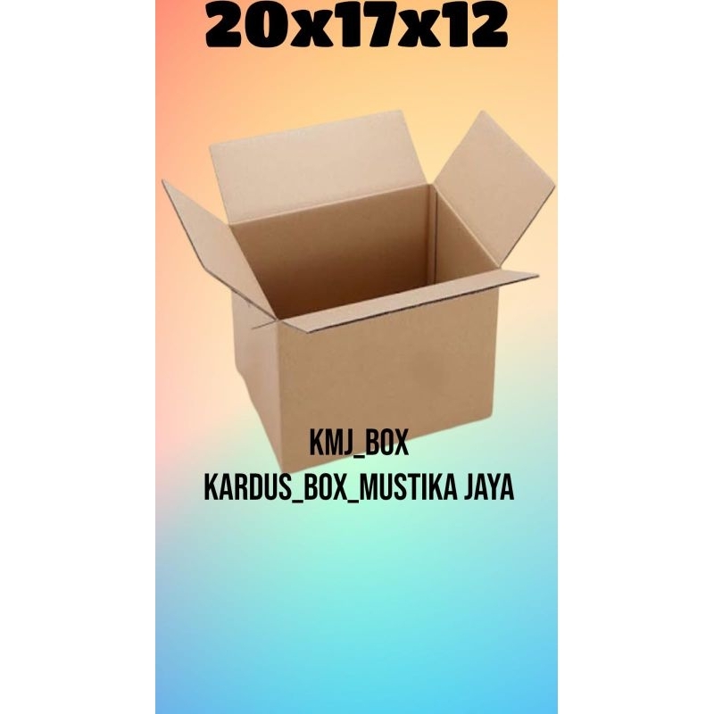 

kardus box packing 20x17x12