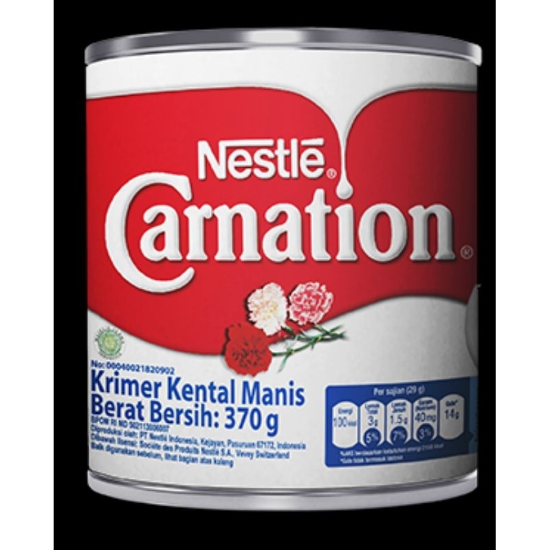 

Carnation Susu Kental Manis 370gr | Carnation 370gr | Skm Carnation