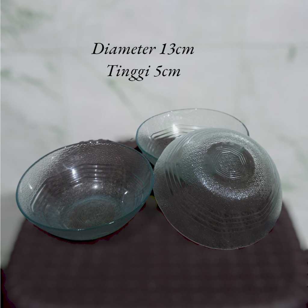 MANGKOK KACA KECIL SALUR / KOBOKAN KACA/ SOUVENIR MANGKOK ISI 6PCS - MURAH