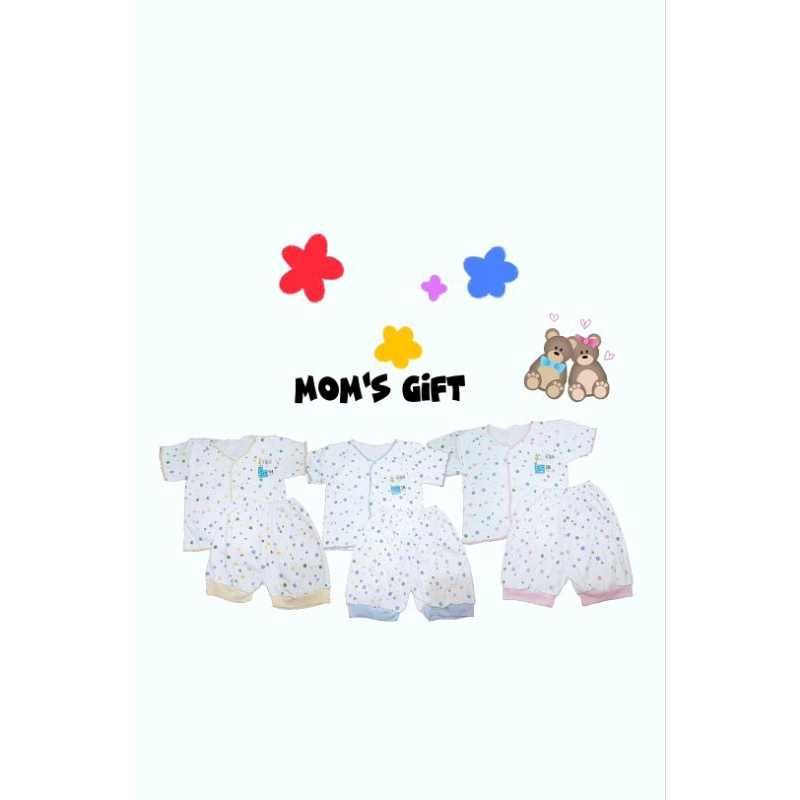 Moms gift baju anak pendek / setelan anak/ baju pendek bayi