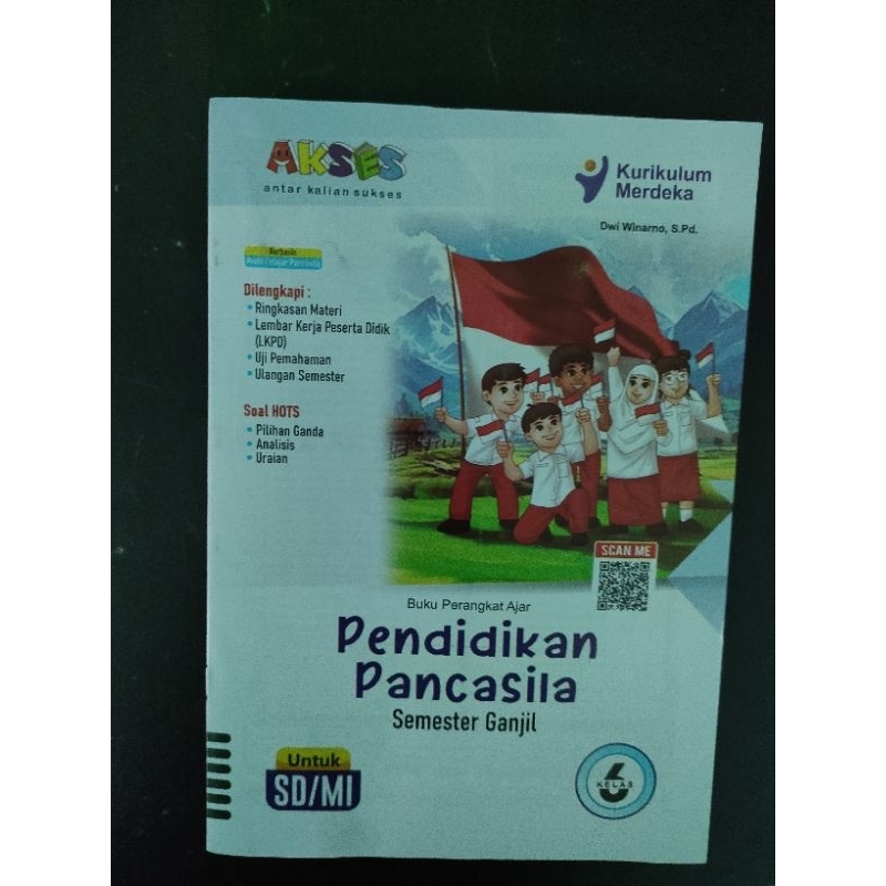 Lks Akses Pendidikan Pancasila KurMer kelas 6 semester 1